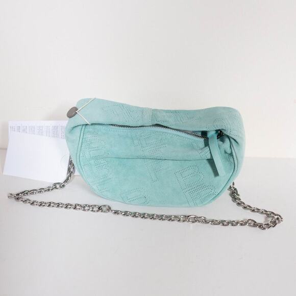 NEW BY FAR hobo suede bag in Green - Picture 2 of 7